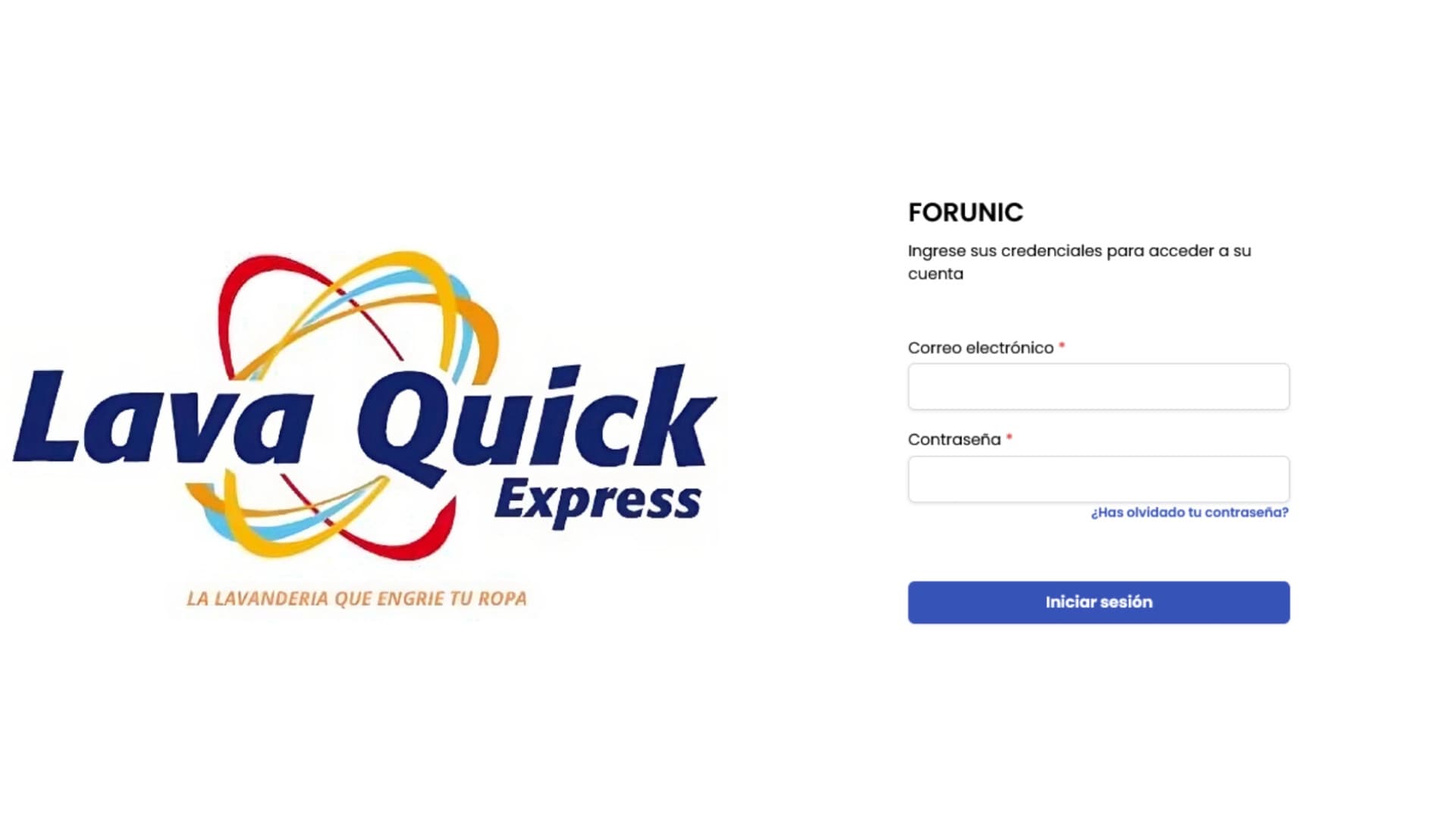 Lavaquick Express - Sistema de Gestión Documentall desarrollado por CODE 200 TI. Proyecto web profesional en Chiclayo, Lambayeque, Perú